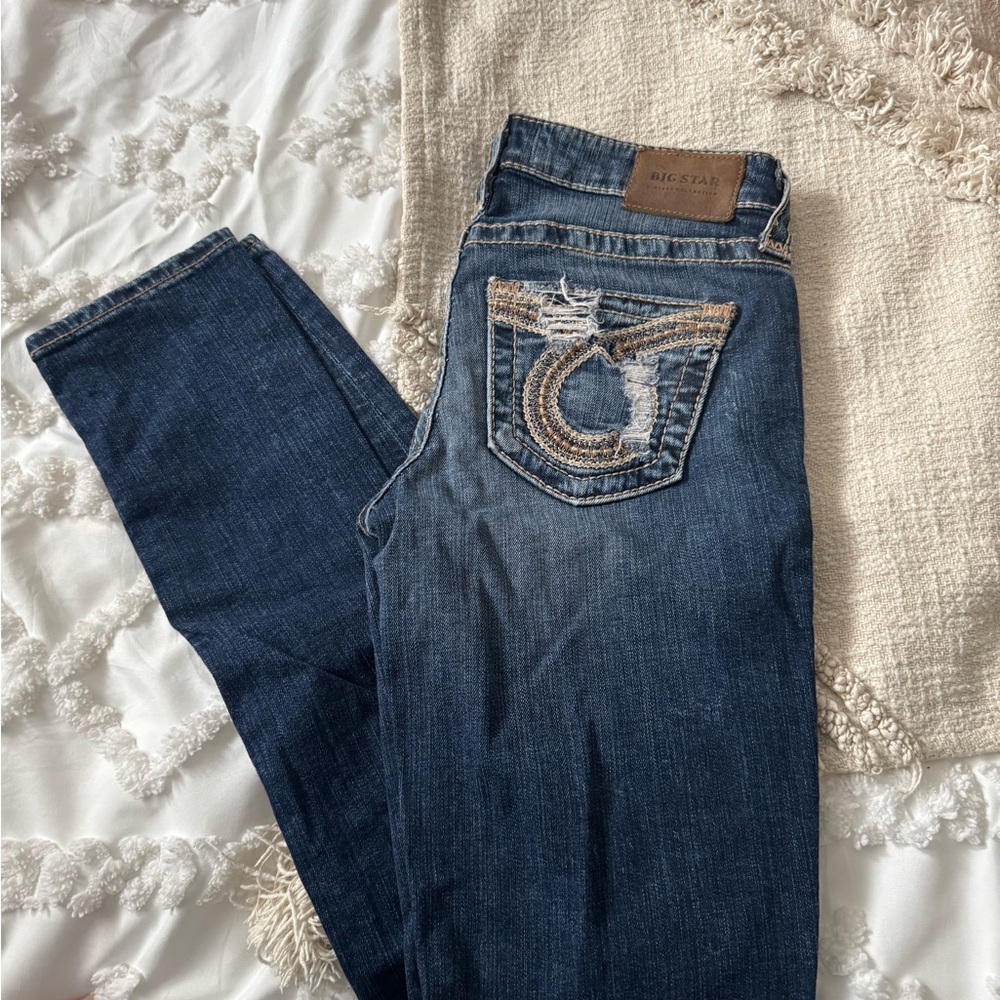 Big Star Women's Dark Blue Skinny Jeans